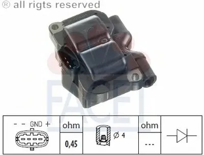 Катушка зажигания FACET купить
