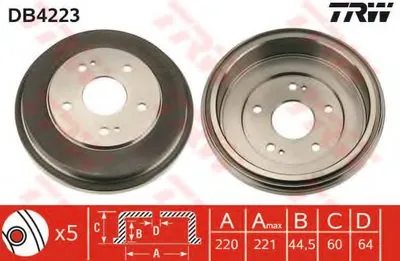 Тормозной барабан TRW купить