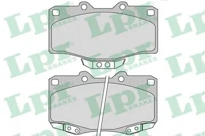 Комплект тормозных колодок, дисковый тормоз LPR купить