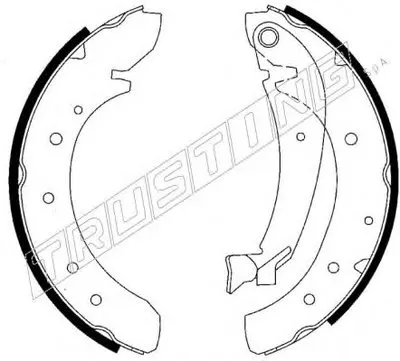 Комплект тормозных колодок REPARATION KIT TRUSTING купить