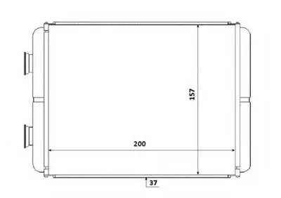 Теплообменник, отопление салона NRF купить