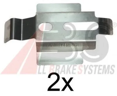 Комплектующие, колодки дискового тормоза A.B.S. купить