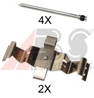 Комплектующие, колодки дискового тормоза A.B.S. купить