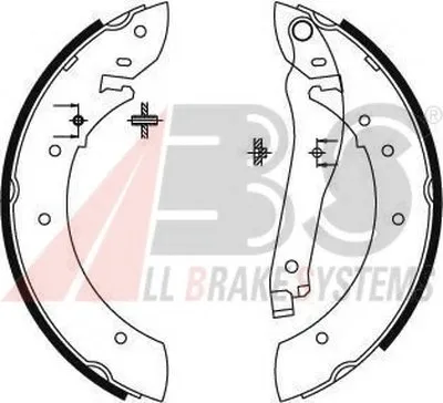 Комплект тормозных колодок A.B.S. купить