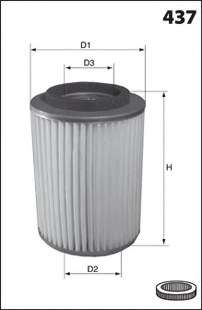 Воздушный фильтр MECAFILTER MECAFILTER купить