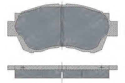 Комплект тормозных колодок, дисковый тормоз SCT Germany купить