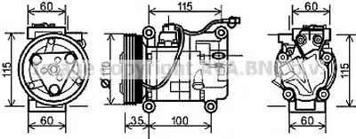Компрессор, кондиционер AVA QUALITY COOLING купить