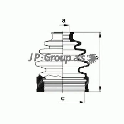Комплект пылника, приводной вал QH JP GROUP купить