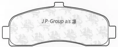 Комплект тормозных колодок, дисковый тормоз QH JP GROUP купить