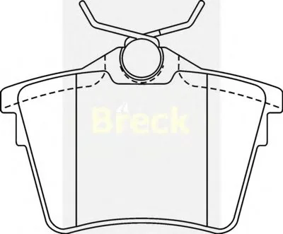 Комплект тормозных колодок, дисковый тормоз BRECK купить