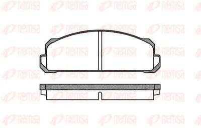Комплект тормозных колодок, дисковый тормоз KAWE купить