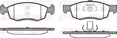 Комплект тормозных колодок, дисковый тормоз KAWE купить