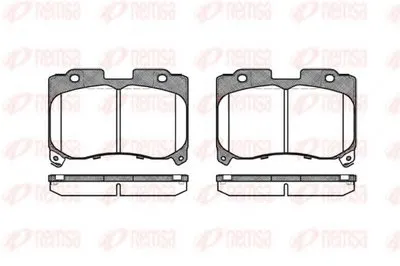 Комплект тормозных колодок, дисковый тормоз KAWE купить