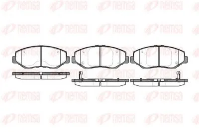 Комплект тормозных колодок, дисковый тормоз KAWE купить