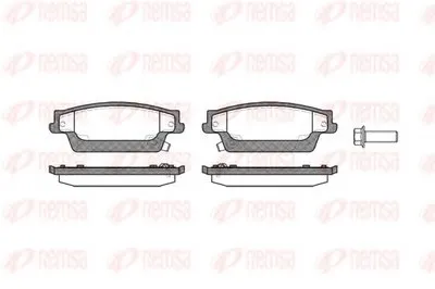 Комплект тормозных колодок, дисковый тормоз KAWE купить