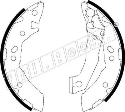 Комплект тормозных колодок fri.tech. купить