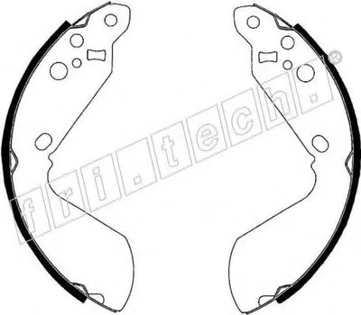 Комплект тормозных колодок fri.tech. купить