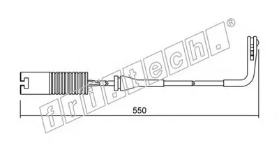 Сигнализатор, износ тормозных колодок fri.tech. купить