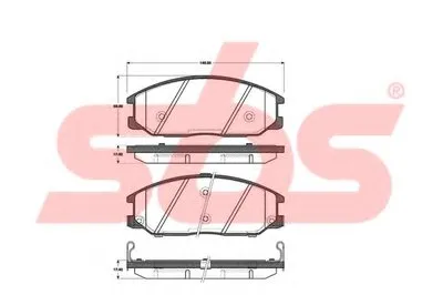 Комплект тормозных колодок, дисковый тормоз sbs купить
