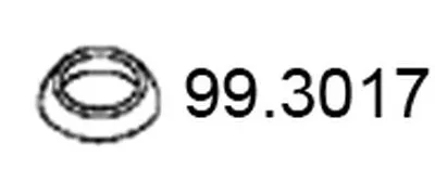 Уплотнительное кольцо, труба выхлопного газа ASSO купить