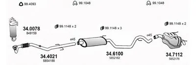 Система выпуска ОГ ASSO купить