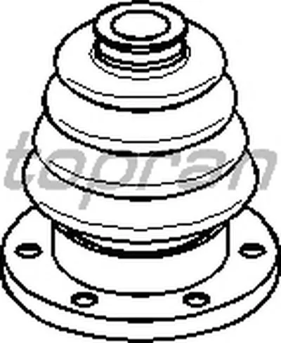 Пыльник, приводной вал TOPRAN купить