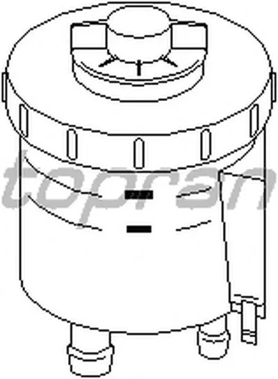 Компенсационный бак, гидравлического масла услителя руля TOPRAN купить