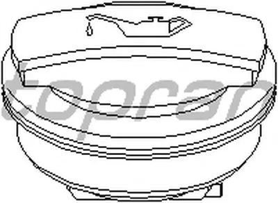 Крышка, заливная горловина TOPRAN купить