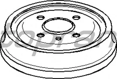 Тормозной барабан TOPRAN купить