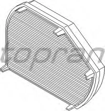 Фильтр, воздух во внутренном пространстве TOPRAN купить