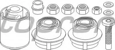 Ходовая часть в сборе TOPRAN купить