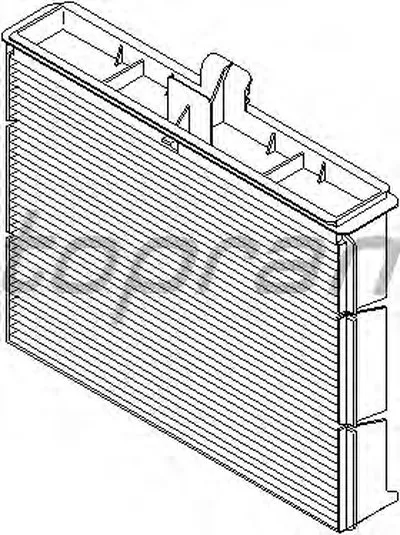 Фильтр, воздух во внутренном пространстве TOPRAN купить