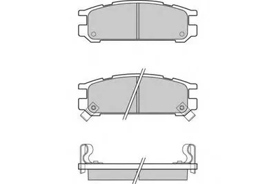 Комплект тормозных колодок, дисковый тормоз E.T.F. купить
