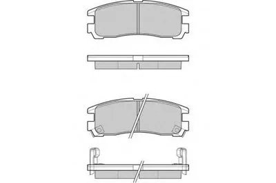 Комплект тормозных колодок, дисковый тормоз E.T.F. купить