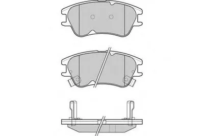 Комплект тормозных колодок, дисковый тормоз E.T.F. купить