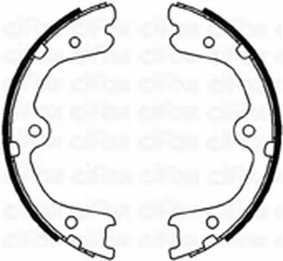 Комплект тормозных колодок, стояночная тормозная система CIFAM купить
