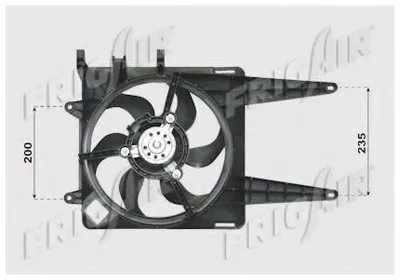 Вентилятор, охлаждение двигателя FRIGAIR купить