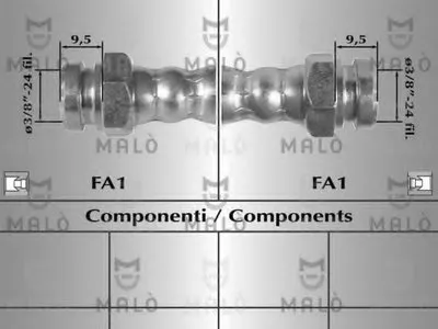 Тормозной шланг MALÒ купить