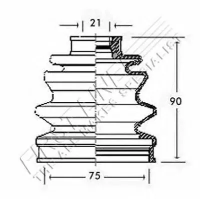 Пыльник, приводной вал FIRST LINE купить