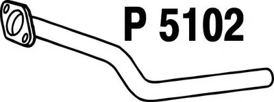 Труба выхлопного газа FENNO купить