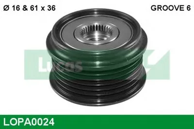 Механизм свободного хода генератора LUCAS ENGINE DRIVE купить