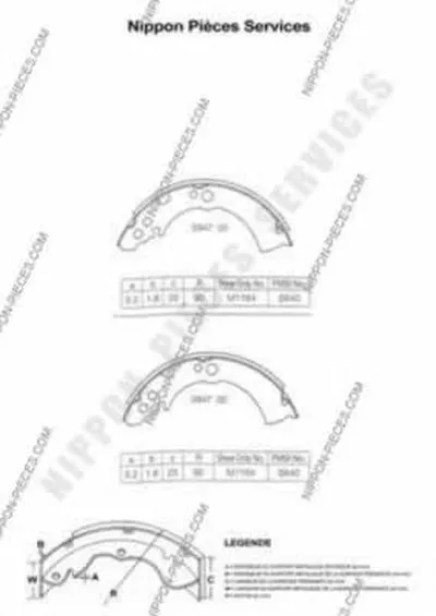 Комплект тормозных колодок NPS купить