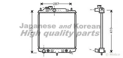 Радиатор, охлаждение двигателя ASHUKI купить