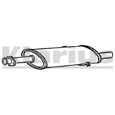 Средний глушитель выхлопных газов KLARIUS купить