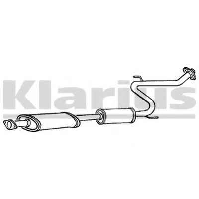 Средний глушитель выхлопных газов KLARIUS купить