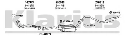 Система выпуска ОГ KLARIUS купить