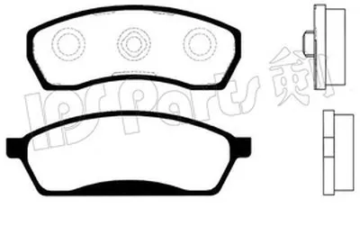 Комплект тормозных колодок, дисковый тормоз IPS Parts IPS Parts купить