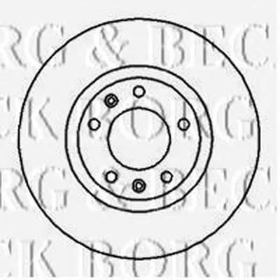 Тормозной диск BORG & BECK купить
