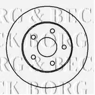 Тормозной диск BORG & BECK купить