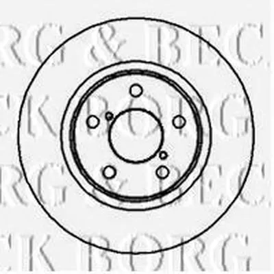 Тормозной диск BORG & BECK купить